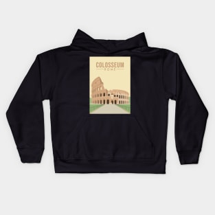 Colosseum Rome Italy Kids Hoodie